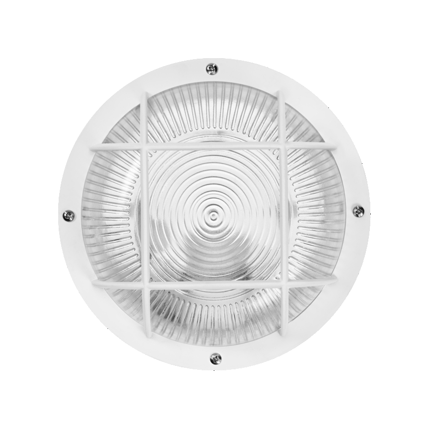 Osram - Kültéri fali lámpatest BULKHEAD 1xE27/10W/230V átmérő 19 cm IP54 fehér