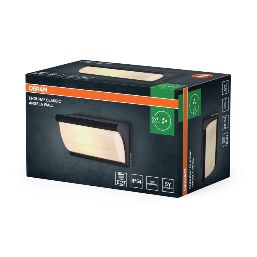 Osram - Kültéri fali lámpatest ENDURA CLASSIC 1xE27/40W/230V IP54 antracit