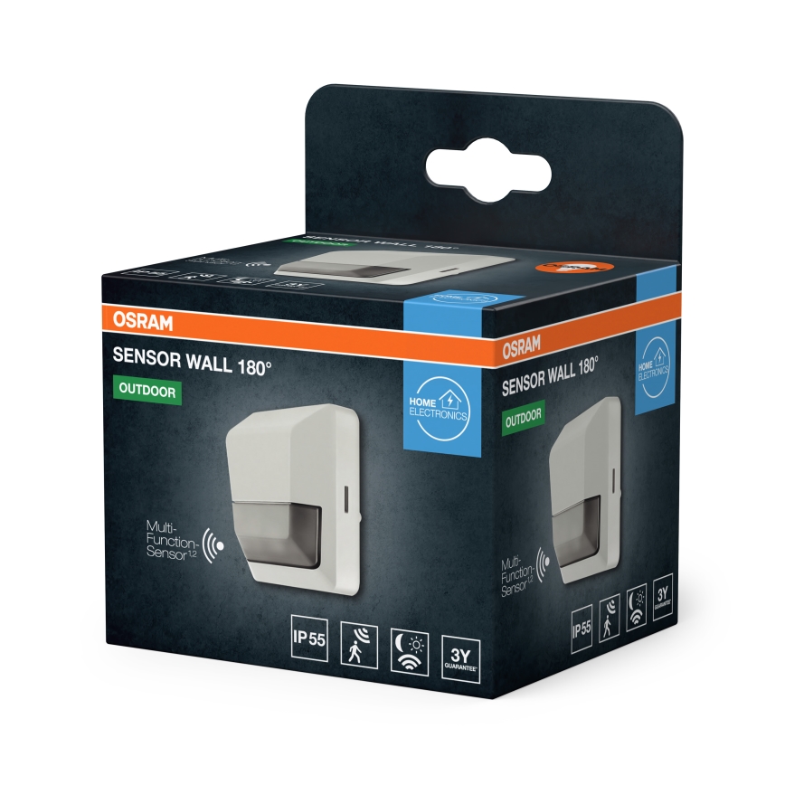 Osram - Kültéri infravörös mozgásérzékelő 230V IP55 fehér