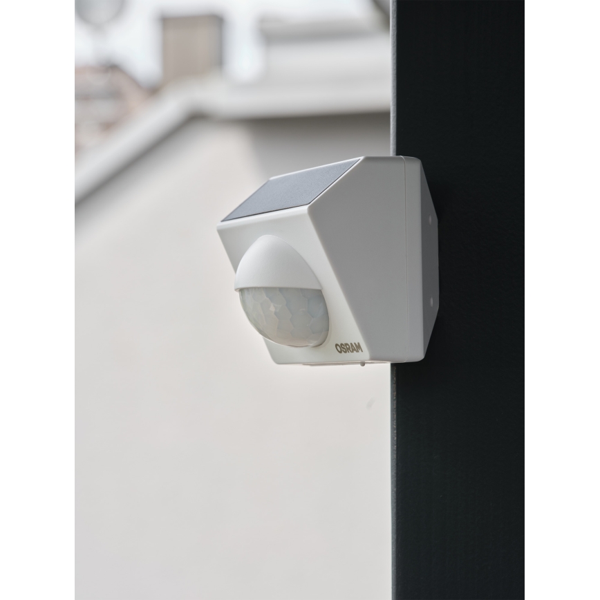 Osram - Kültéri napelemes mozgásérzékelő SMART+ 3,7V fehér IP65 Wi-Fi 800 mAh