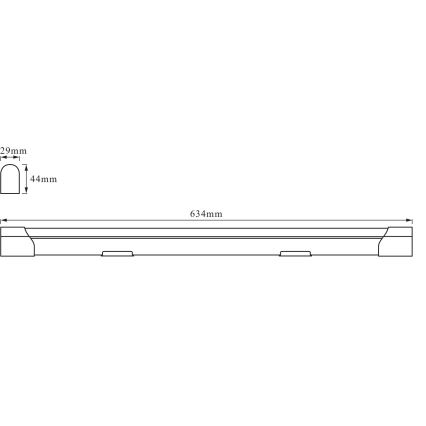 Osram - LED alá szerelhető lámpa BATTEN LED/10W/230V 60 cm