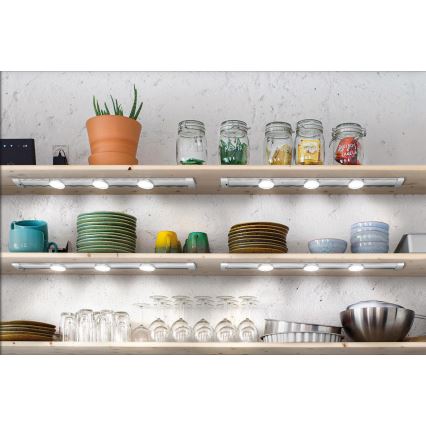 Osram - Fényerőszabályozható alá szerelhető LED-világítótest mozgásérzékelővel LINEAR MAGNET LED/9,5W/230V 4000K 60 cm fehér