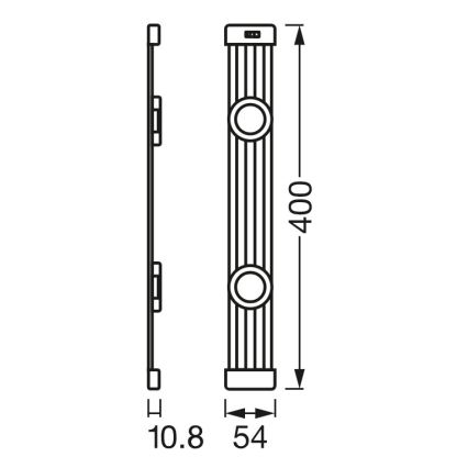 Osram - LED dimmelhető pult alatti lámpa mozgásérzékelővel LINEAR MAGNET LED/7W/230V 4000K 40 cm fehér