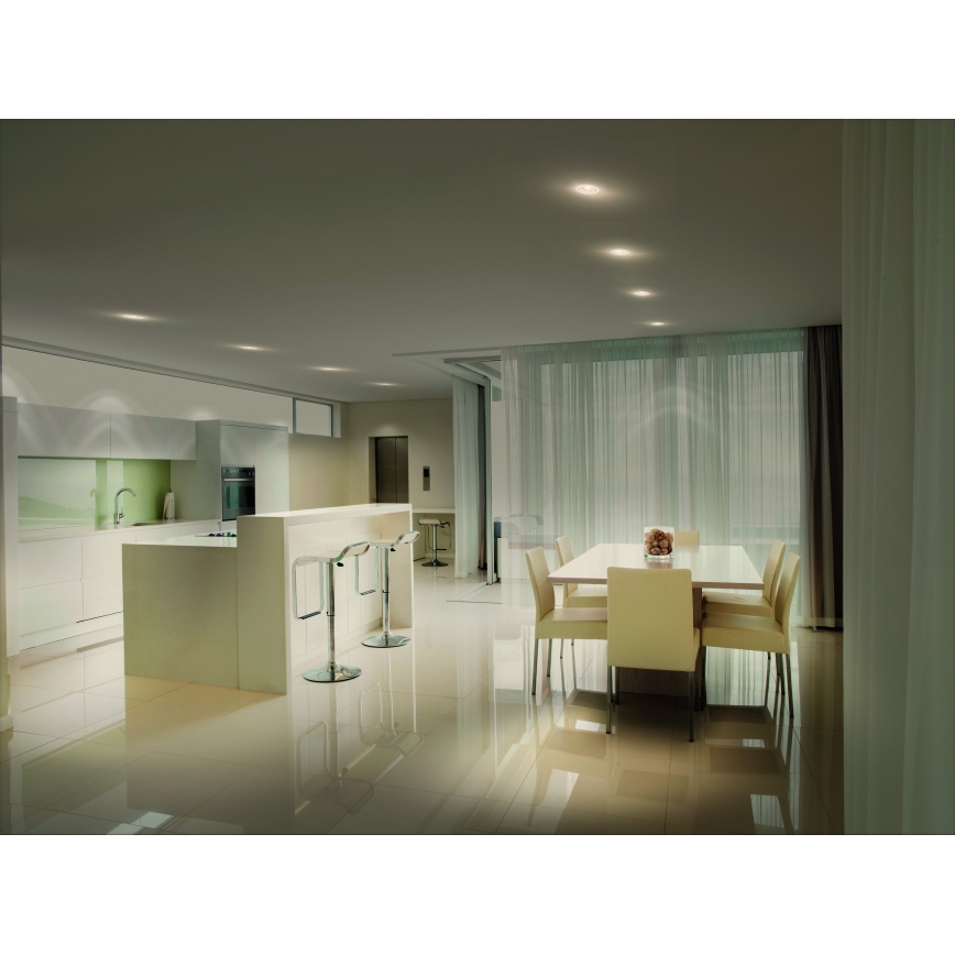 Osram - LED álmennyezeti lámpatest SPOT 1xGU10/4,3W/230V 2700K CRI 90 fehér