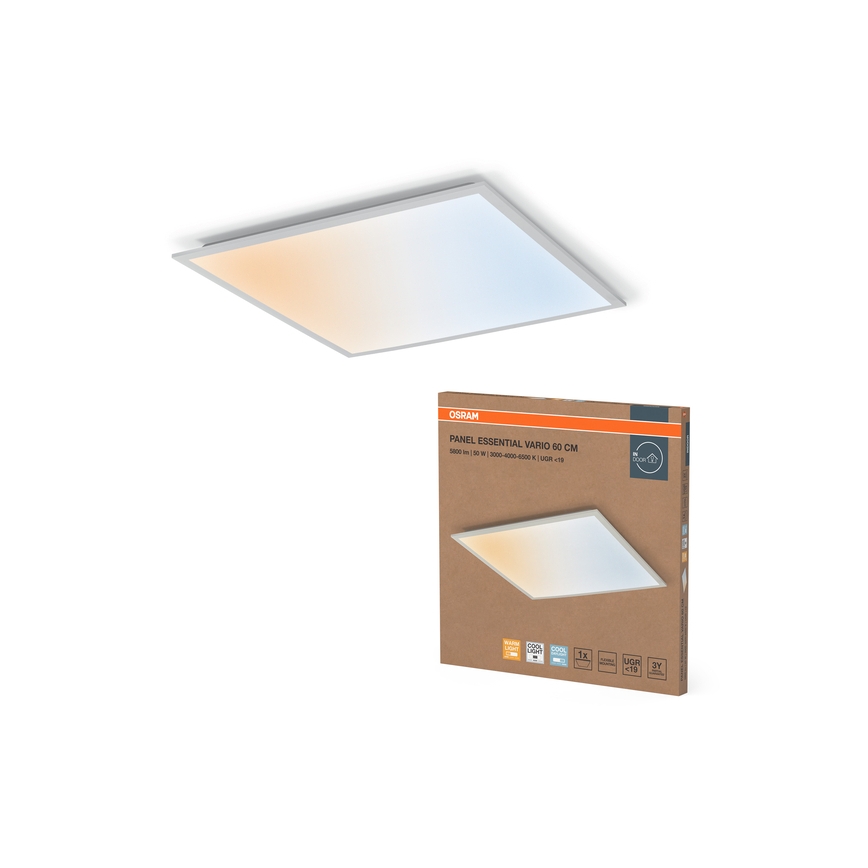 Osram - LED álmennyezeti panel ESSENTIAL LED/50W/230V 3000/4000/6500K 60x60 cm UGR19