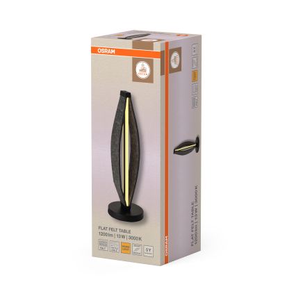 Osram - LED asztali lámpa DECOR FLAT LED/13W/230V szürke