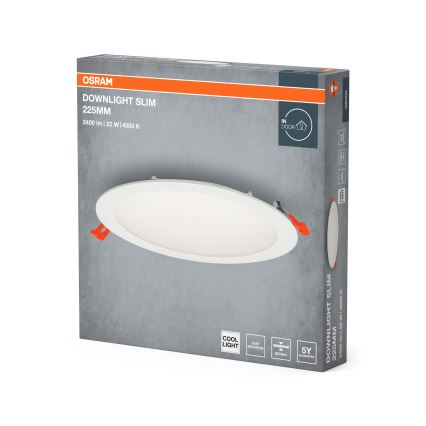 Osram - LED Beépíthető lámpa SLIM LED/22W/230V 4000K
