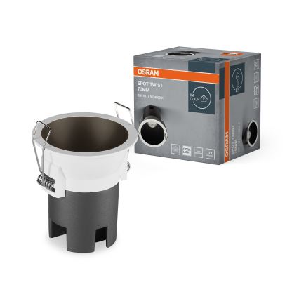 Osram - LED beépíthető spot SPOT TWIST LED/5W/230V 4000K, átmérő 7 cm, fehér/fekete
