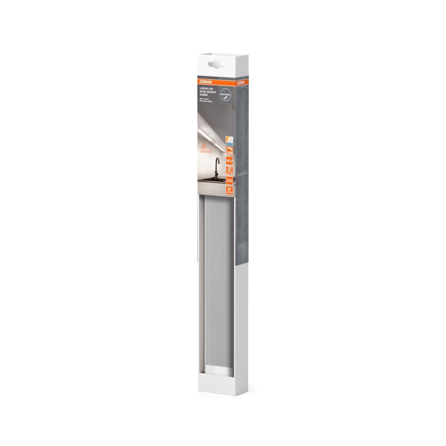 Osram - LED dimmelhető pult alatti lámpa mozgásérzékelővel LINEAR EDGE LED/8W/230V 3000/4000/6500K 50 cm fehér