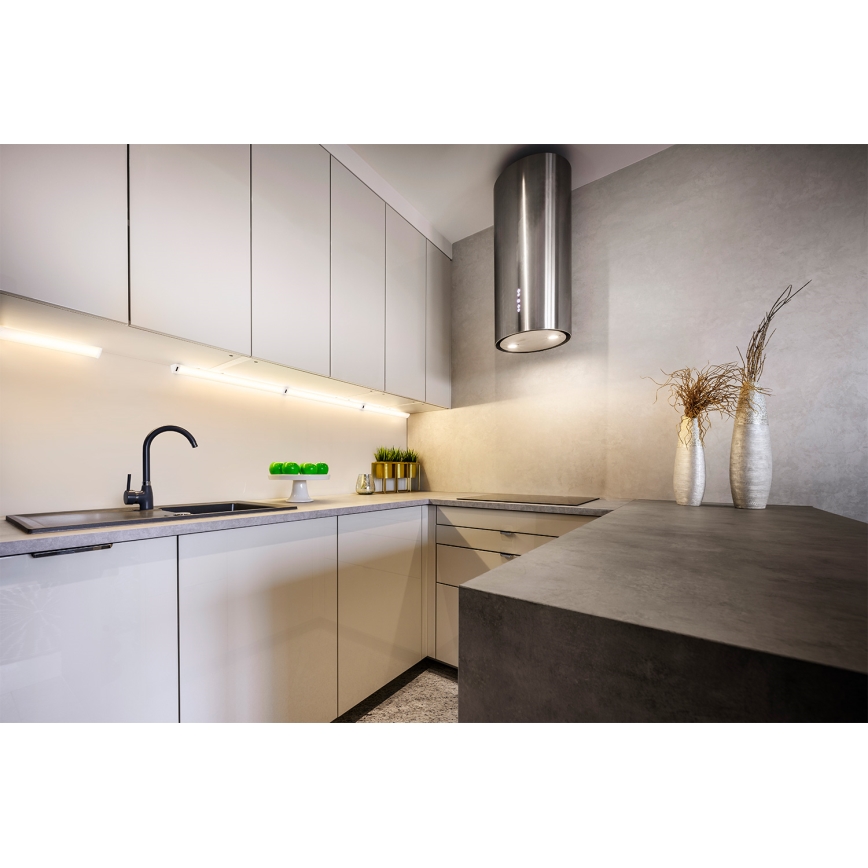 Osram - Fényerőszabályozható pult alatti lámpatest mozgásérzékelővel LINEAR ANGLE LED/7,5W/230V 3000/4000/6500K 55 cm fehér