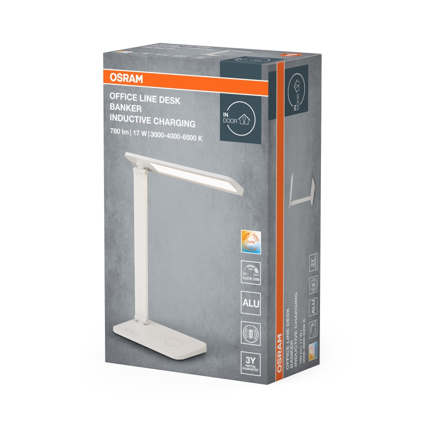 Osram - LED dimmelhető asztali lámpa OFFICE LINE LED/17W/230V 3000/4000/6500K fehér