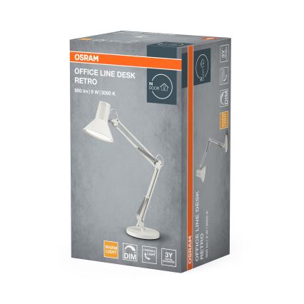 Osram - LED dimmelhető asztali lámpa OFFICE LINE LED/9W/230V 3000K fehér