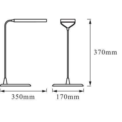 Osram - LED dimmelhető asztali lámpa PANAN LED/5W/5V