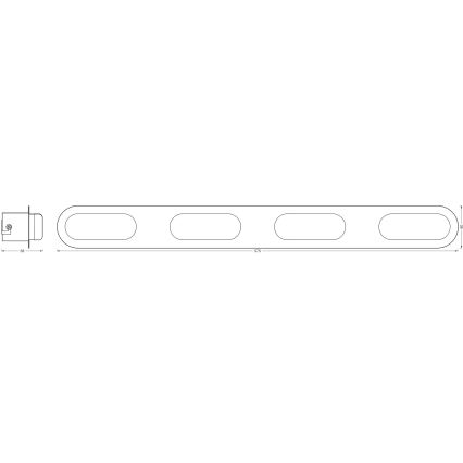 Osram - Dimmelhető LED fürdőszobai fali lámpa SMART+ DUPLO LED/24W/230V 3000-6500K IP44 Wi-Fi
