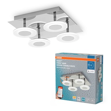 Osram - LED dimmelhető fürdőszobai mennyezeti lámpatest SMART+ WAVE LED/24W/230V 3000-6500K IP44 Wi-Fi