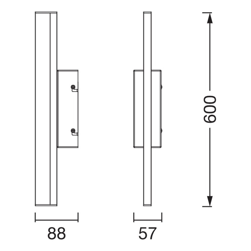 Osram - LED dimmelhető érintésvezérelt fürdőszobai tükörvilágítás ORBIS MIRROR LED/10W/230V 60 cm 3000/4000K IP44 bézs