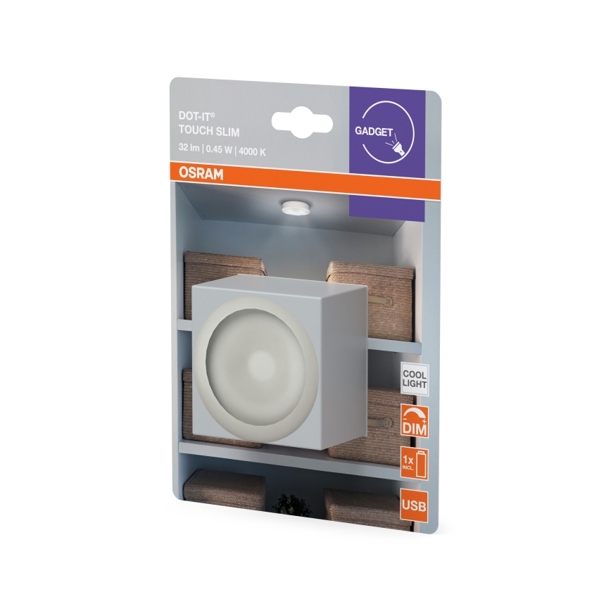 Osram - DOT-IT LED dimmelhető irányfény LED/0,45W/5V 500 mAh fehér