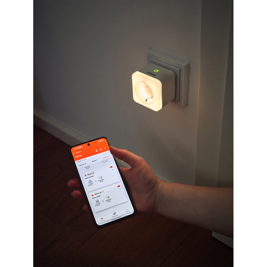 Osram - LED dimmelhető dugalj világítással SCHUKO SMART+ NIGHTLIGHT 3680W/230V Wi-Fi