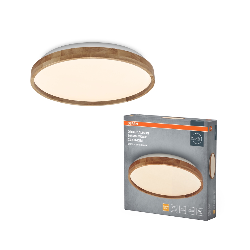 Osram - LED-es, dimmelhető mennyezeti lámpatest ORBIS ALISON LED/24W/230V Ø 39,5 cm, bézs