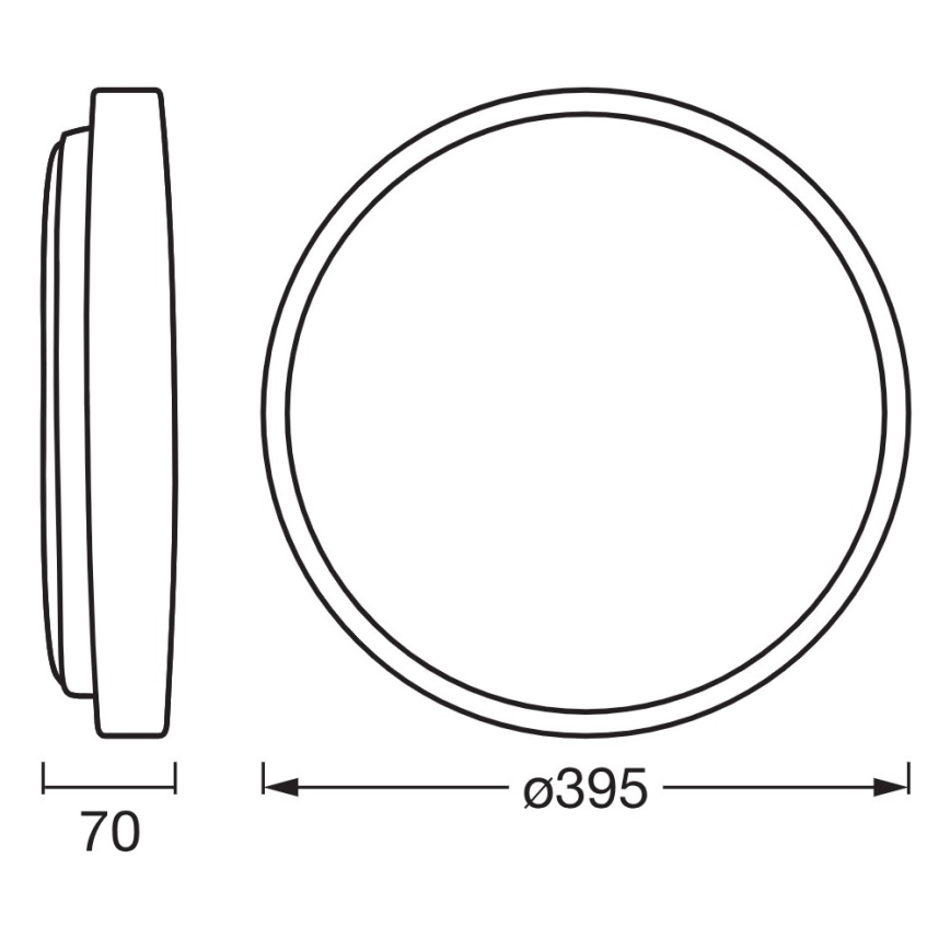 Osram - LED-es, dimmelhető mennyezeti lámpatest ORBIS ALISON LED/24W/230V Ø 39,5 cm, bézs
