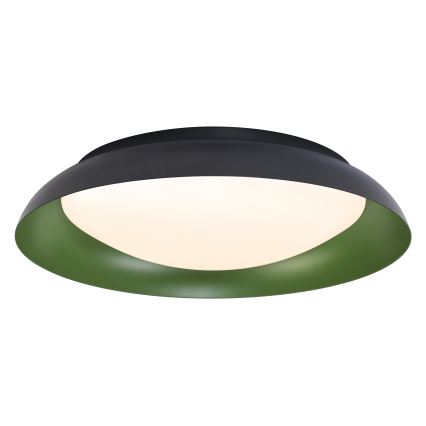 Osram - Fényerőszabályozható LED mennyezeti lámpa ORBIS PLATE LED/45W/230V Ø 48 cm zöld/fekete
