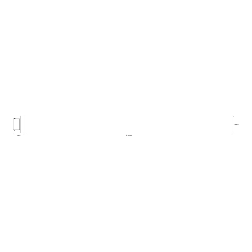 Osram - LED Fényerőszabályozható mennyezeti lámpa SMART+ FRAMELESS LED/35W/230V 3000-6500K 120x10 cm Wi-Fi