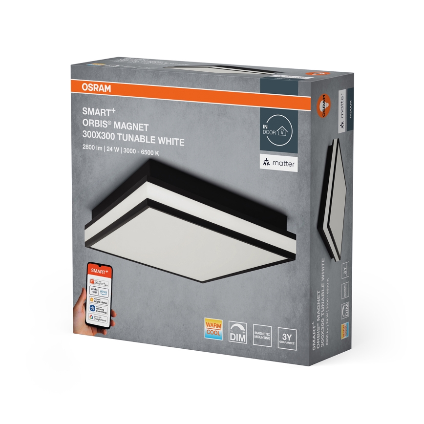 Osram - LED dimmelhető mennyezeti lámpa SMART+ MAGNET LED/24W/230V 30x30 cm 3000-6500K Wi-Fi