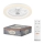 Osram - LED dimmelhető mennyezeti lámpa ventilátorral SOLANO LED/26W/230V 3000/4000/6500K + távirányító
