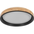 Osram - LED Dimmelhető mennyezeti lámpatest MARIANO LED/36W/230V átm. 51 cm tölgy/fekete