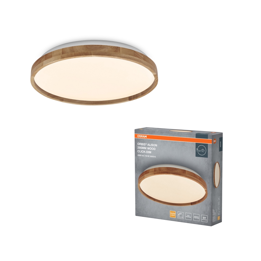 Osram - LED dimmelhető mennyezeti lámpa ORBIS ALISON LED/16W/230V átm. 29,5 cm bézs