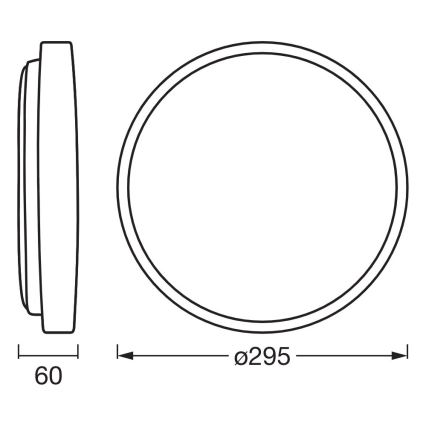 Osram - LED dimmelhető mennyezeti lámpa ORBIS ALISON LED/16W/230V átm. 29,5 cm bézs