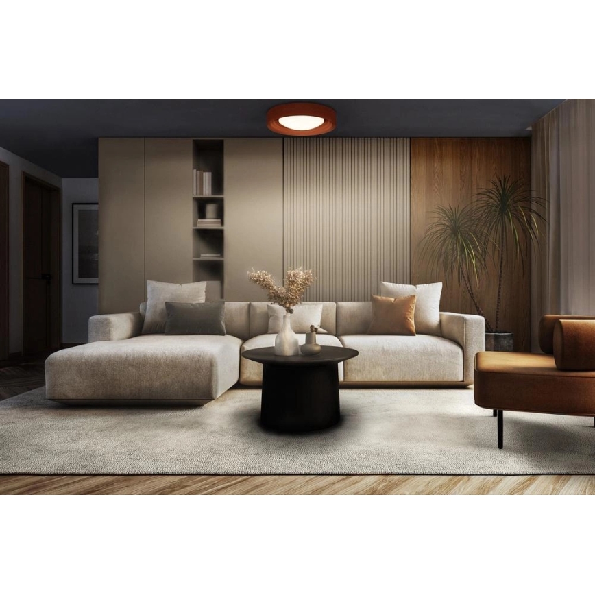 Osram - Dimmelhető LED mennyezeti lámpatest ORBIS CONCRETE LED/18W/230V átmérő 40 cm barna/beton