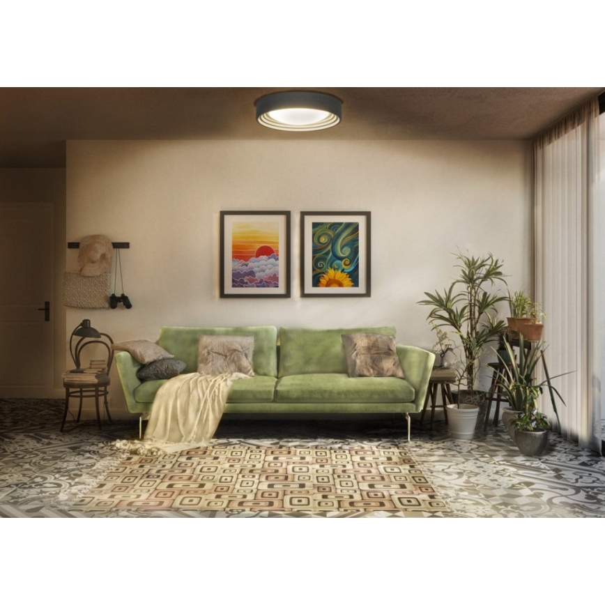 Osram - LED dimmelhető mennyezeti lámpa ORBIS CONCRETE LED/24,5W/230V átm. 50 cm szürke/beton