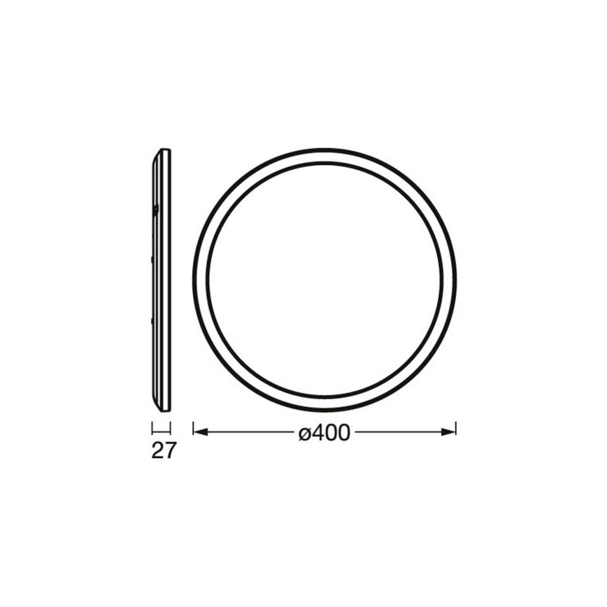 Osram - LED dimmelhető mennyezeti lámpatest ORBIS LED/22W/230V fehér