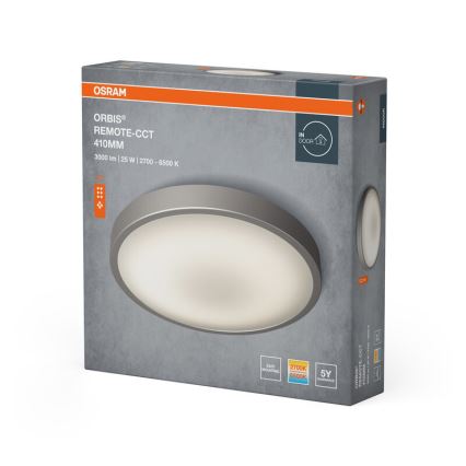 Osram - LED fényerőszabályozható mennyezeti lámpa ORBIS LED/25W/230V 2700-6500 átmérő 41 cm + távirányítóval