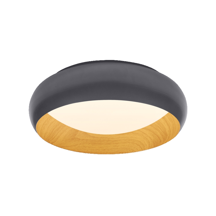Osram - LED fényerőszabályozható mennyezeti lámpa ORBIS LIVIA LED/16W/230V átm. 30 cm antracit/barna