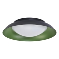 Osram - LED dimmelhető mennyezeti lámpatest ORBIS PLATE LED/19W/230V Ø 31 cm zöld/fekete