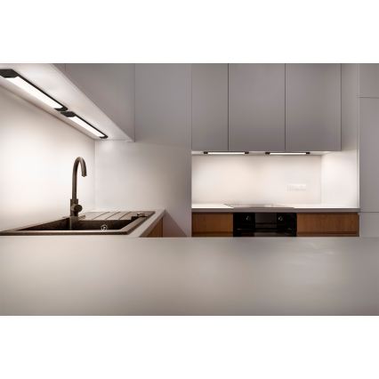 Osram - LED fényerőszabályozható pult alatti világítótest mozgásérzékelővel LINEAR EDGE LED/8W/230V 3000/4000/6500K 50 cm fekete