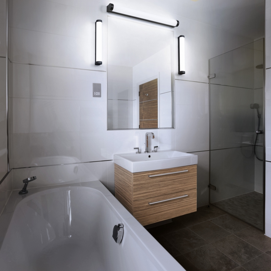 Osram - Fényerőszabályozható LED tükörvilágítás ORBIS TUBE LED/12W/230V 60 cm IP44 fekete