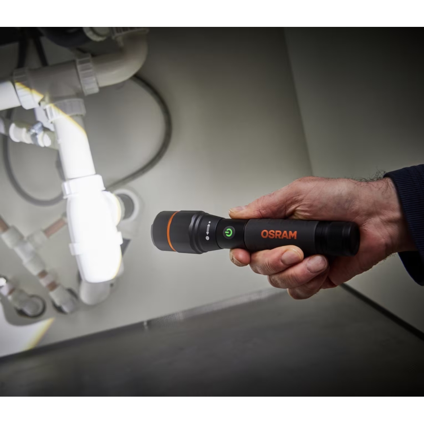 Osram - LED-es, fényerőszabályozható, újratölthető zseblámpa LEDINSPECT PRO TORCH 500 LED/6W/3,7V 2200 mAh IP44