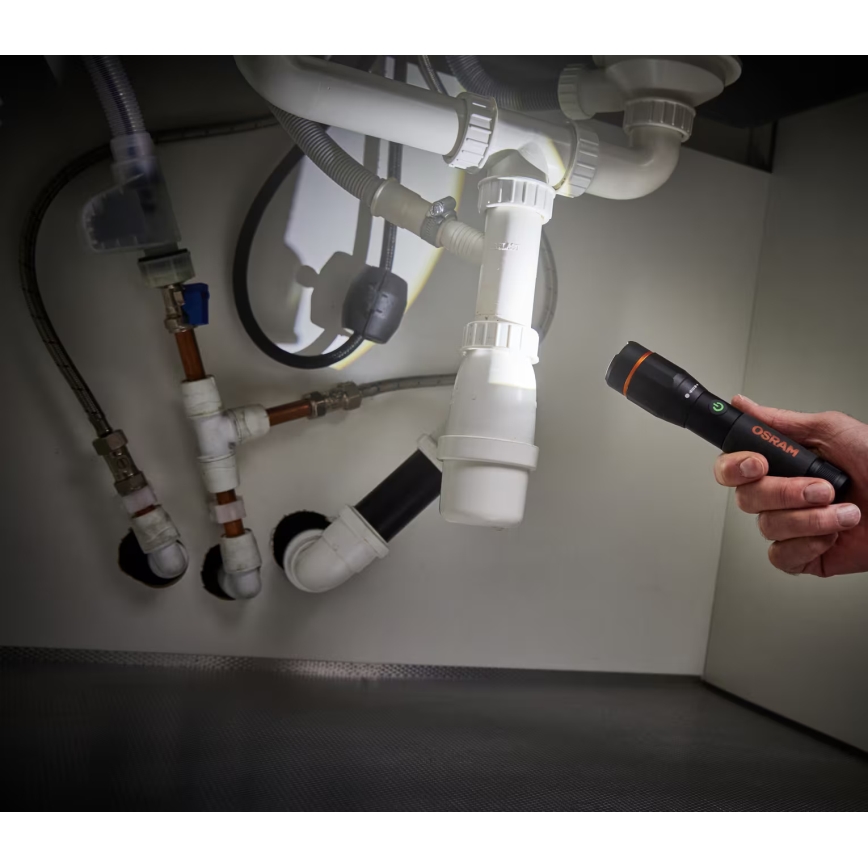 Osram - LED-es, fényerőszabályozható, újratölthető zseblámpa LEDINSPECT PRO TORCH 500 LED/6W/3,7V 2200 mAh IP44