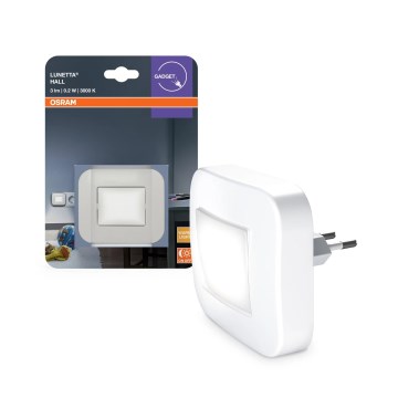 Osram - LED éjszakai fény alkonyatérzékelővel LUNETTA LED/0,2W/230V