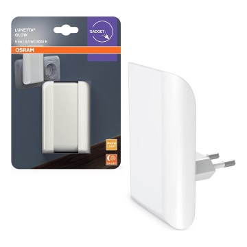 Osram - LED éjszakai fény alkonyatérzékelővel LUNETTA LED/0,3W/230V