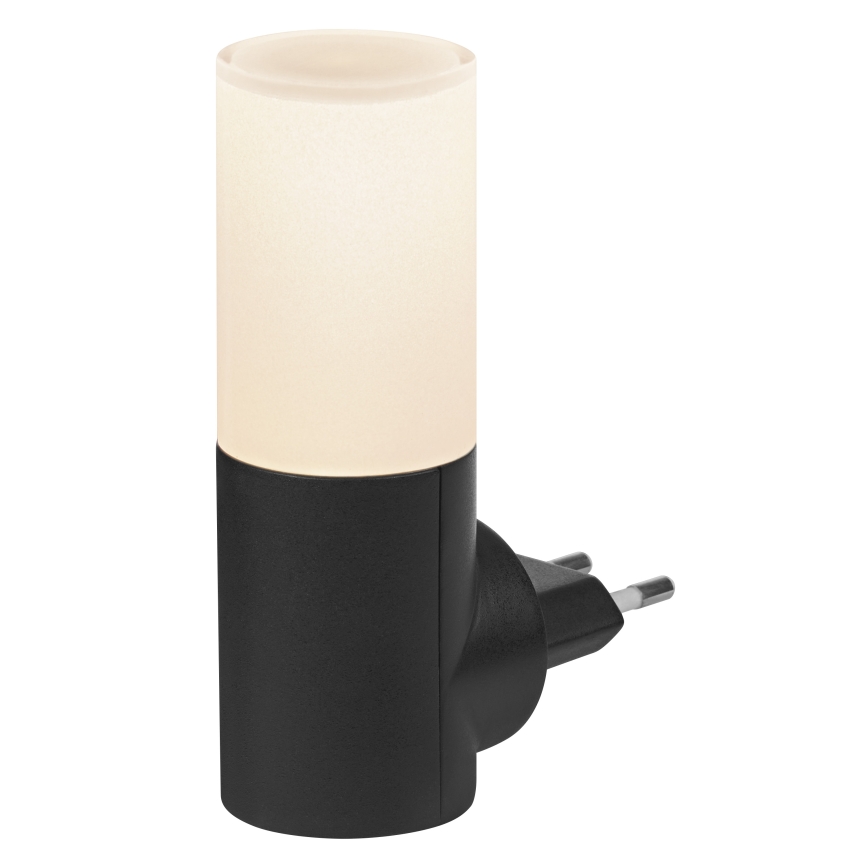 Osram - LED éjszakai lámpa alkonyérzékelővel LUNETTA LED/0,2W/230V fekete