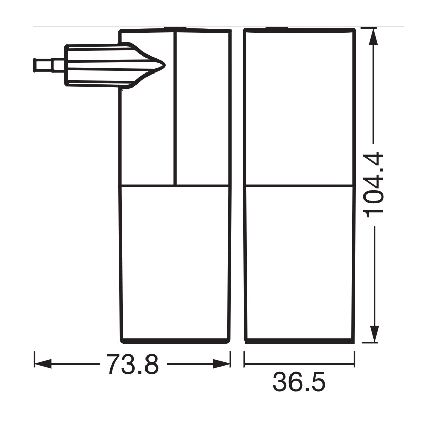 Osram - LED éjszakai lámpa alkonyérzékelővel LUNETTA LED/0,2W/230V fekete