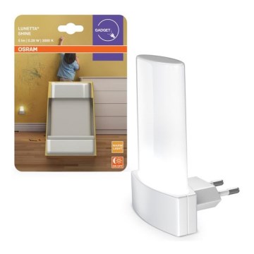Osram - LED éjszakai lámpa érzékelővel LUNETTA LED/0,28W/230V 3000K