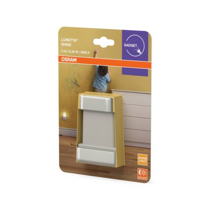 Osram - LED éjszakai lámpa érzékelővel LUNETTA LED/0,28W/230V 3000K