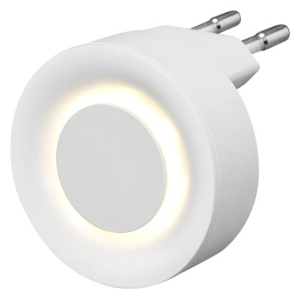 Osram - LED éjszakai lámpa mozgás- és alkonyatérzékelővel LUNETTA LED/0,31W/230V fehér