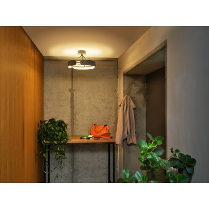 Osram - LED felületre szerelt csillár DECOR CURVE LED/33W/230V, átmérő 43 cm, szürke