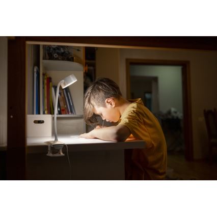 Osram - LED fényerőszabályozható csíptethető asztali lámpa OFFICE LINE LED/4,8W/230V 3000/4000/6500K fehér